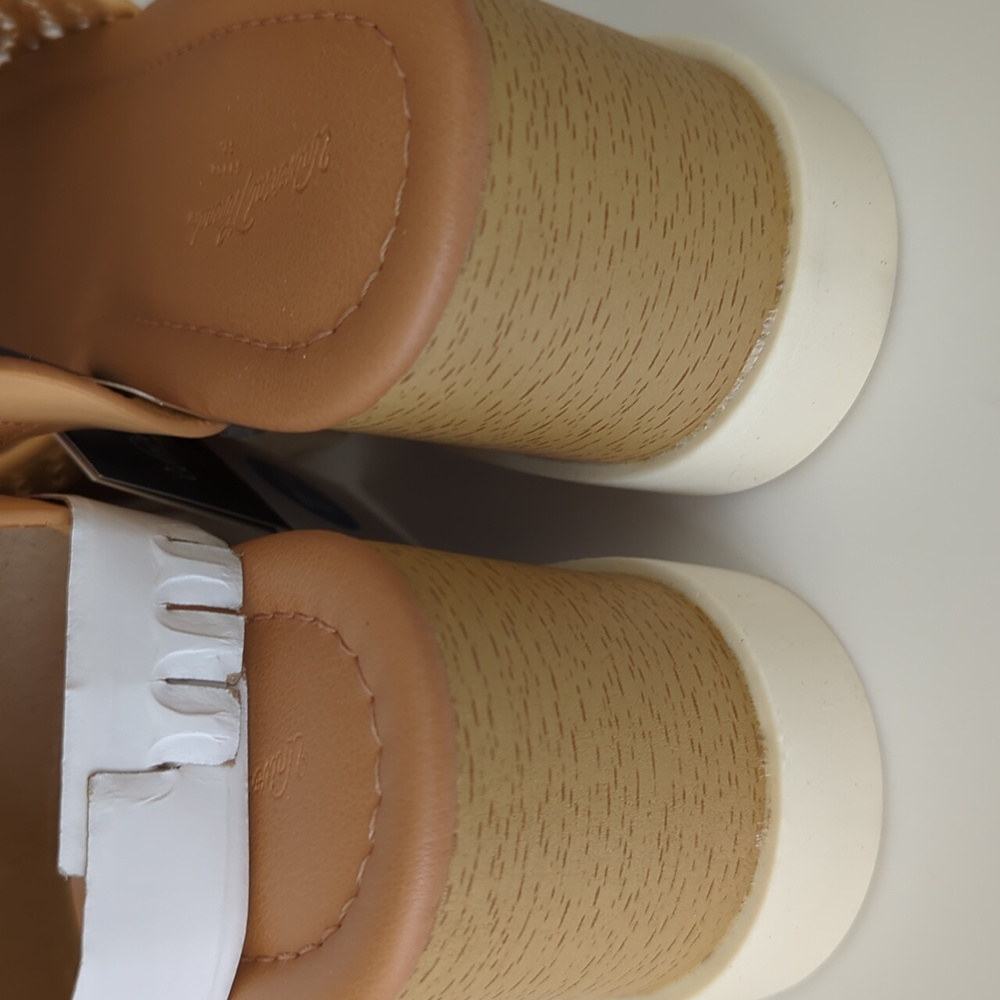 Universal Thread Women's Alba Tan Woven Platform Sandal Size 7.5 - Picture 7 of 7
